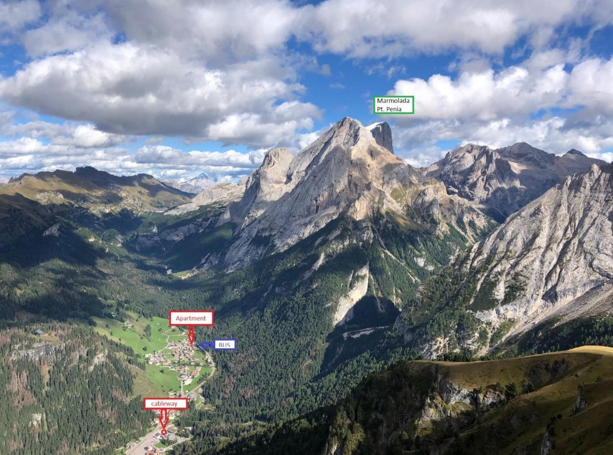 A Un Passo Dagli Impianti - Penia Di Canazei Luaran gambar